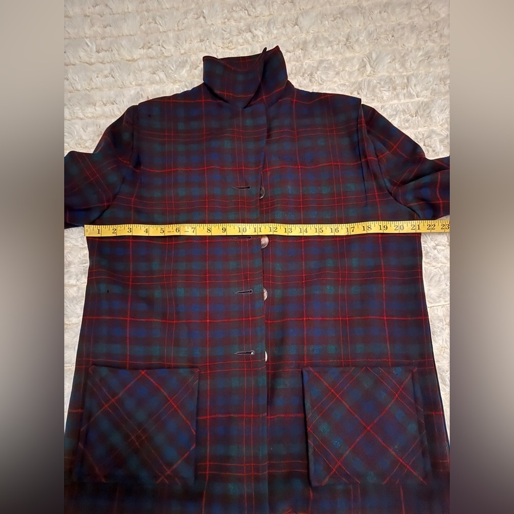 PENDLETON 1940's VINTAGE 50's Classic ORIGINAL 49er Jacket Tartan Plaid Wool M/L - Picture 13 of 16